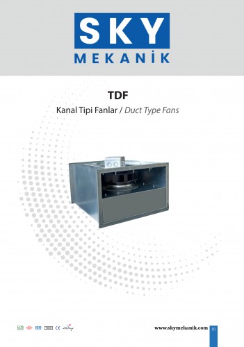 TDF Dikdörtgen Kanal Tipi Fanlar